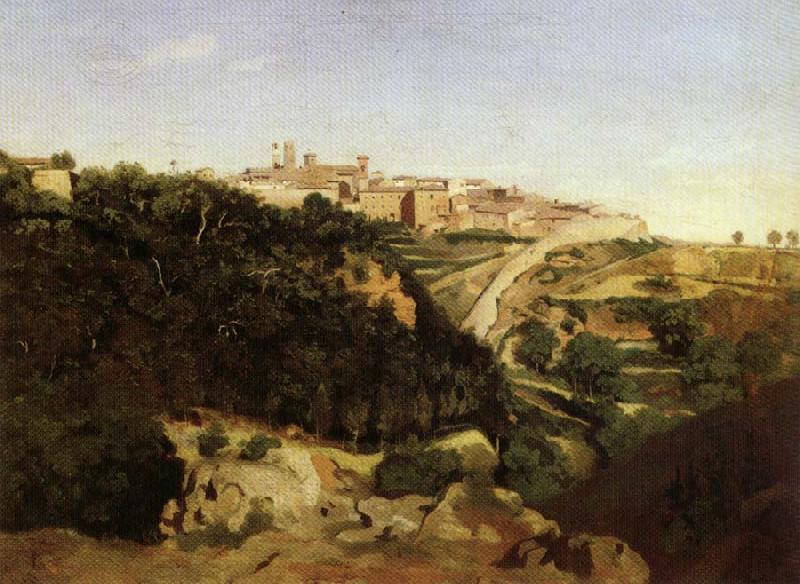 Jean Baptiste Camille  Corot Volterra France oil painting art